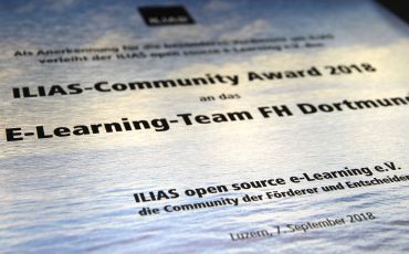 FH Dortmund bekommt ILIAS-Award verliehen
