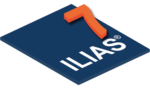ILIAS 7 Icon mit einer großen, orangen 7 die sich etwas vom Logo abhebt.