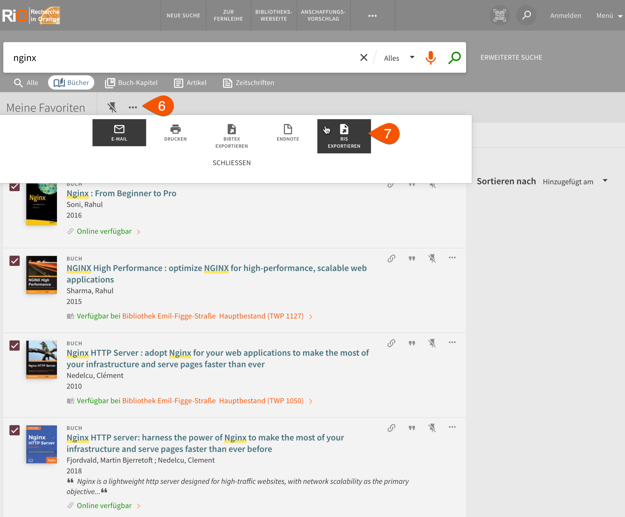 RiO meets ILIAS Literaturlisten in ILIAS direkt aus RiO ILIAS