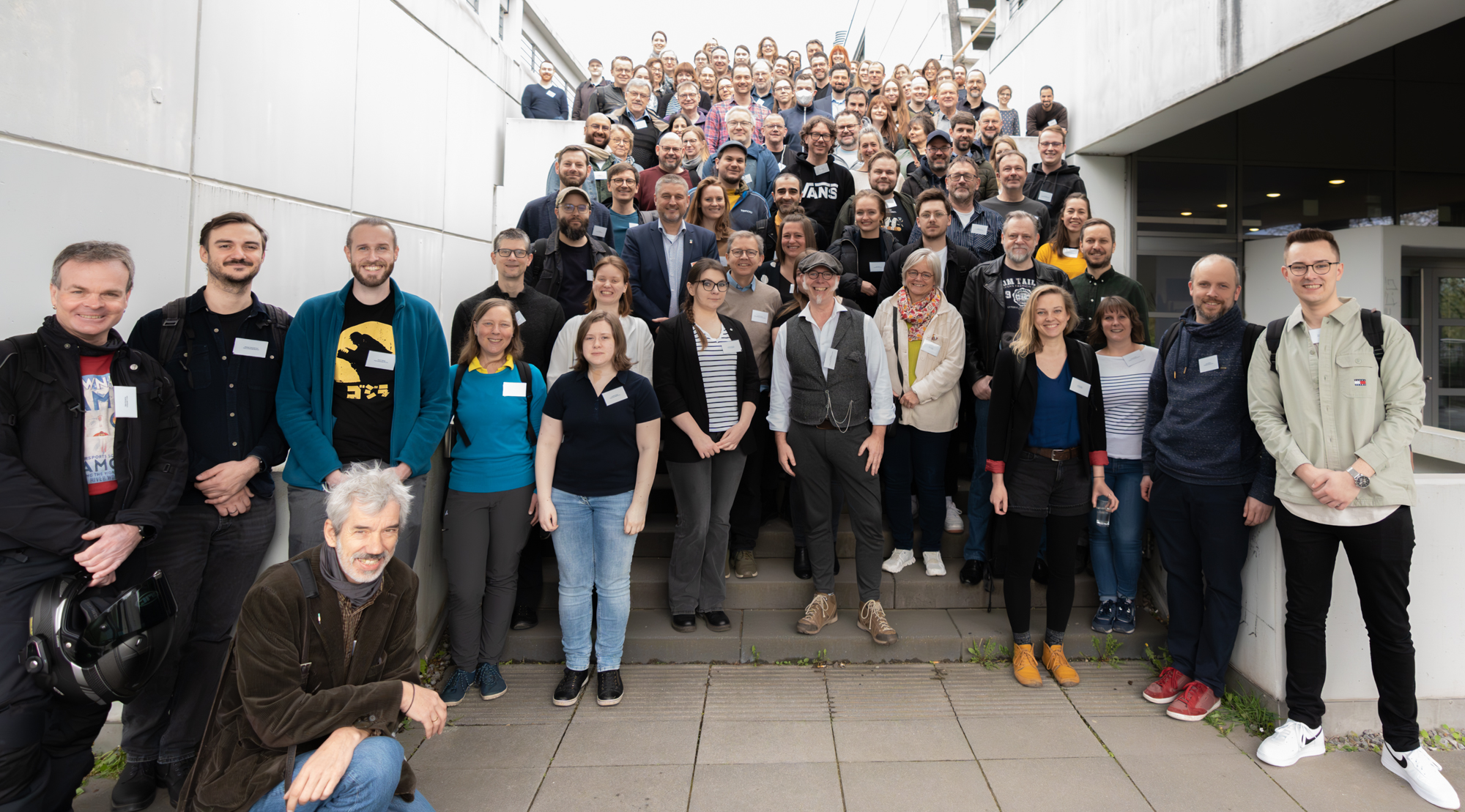 Gruppenfoto des LMS-Community Treffens 2024 in Bochum