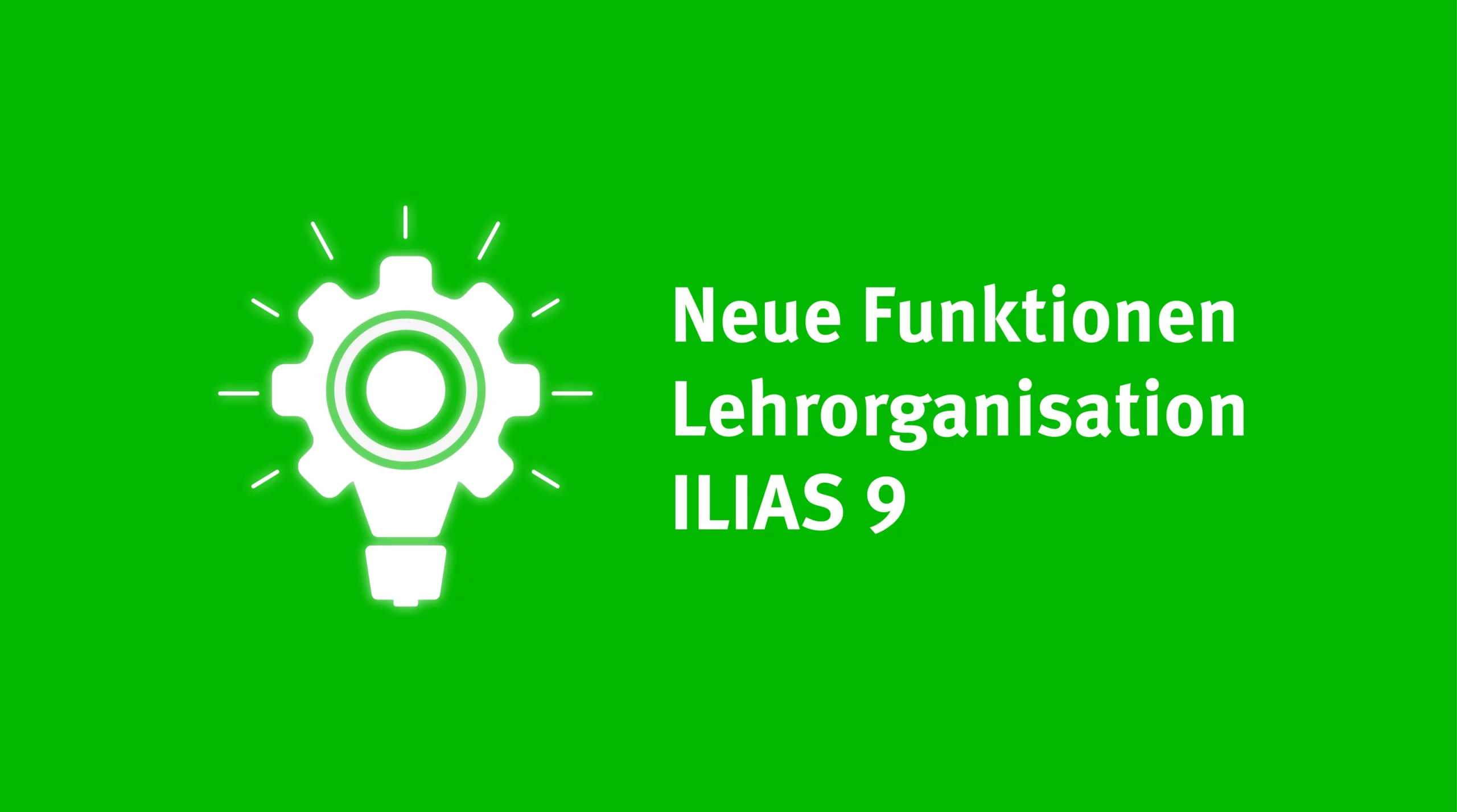 ILIAS 9 incoming: Lehrorganisation
